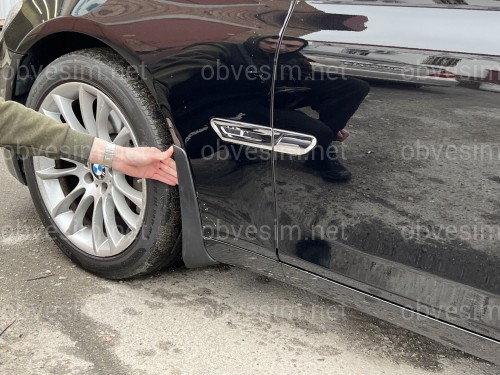 Бризковики BMW 7 F01/02 2008-2015 комплект 4 шт.