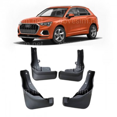 Брызговики Audi Q3 2019+ комплект 4 шт.