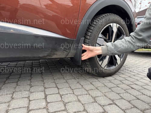 Бризковики Peugeot 3008 / 4008 2017-2020, комплект 4шт.