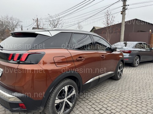 Бризковики Peugeot 3008 / 4008 2017-2020, комплект 4шт.