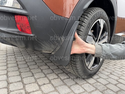 Бризковики Peugeot 3008 / 4008 2017-2020, комплект 4шт.