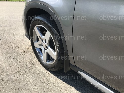 Брызговики  Mercedes Benz GLA X156 в AMG обвесе 2014-2020 комплект, 4 шт.