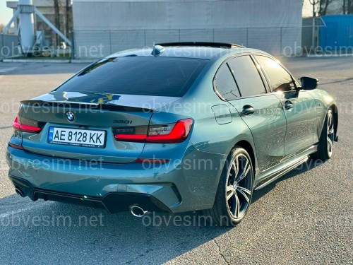 Комплект обвеса M paket BMW 3 series G20 2018-2022 (передний /задний бампер, пороги)