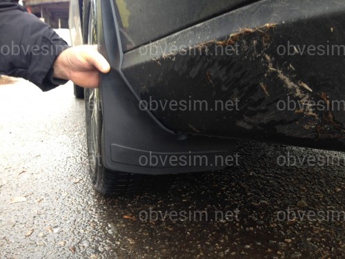 Брызговики задние Mercedes Benz GL 2012+ / GLS X166 2015+ комплект 2 шт.