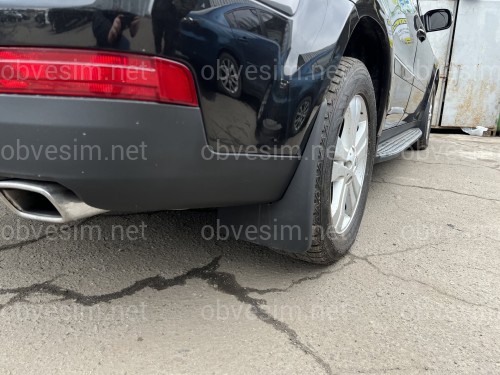Брызговики Mercedes Benz GL X164 2006-2012 под порог комплект 4 шт