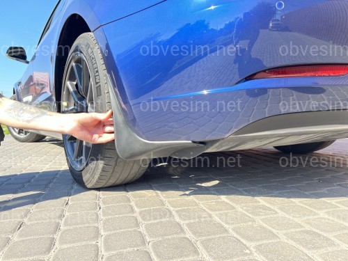 Брызговики Tesla Model 3 2017-2023 комплект 4 шт.