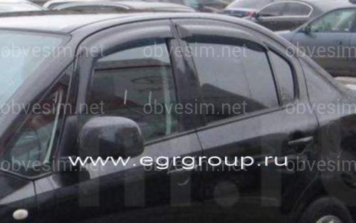 Дефлектори вікон EGR Suzuki SХ4 I Sd 2007-2012