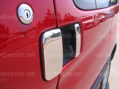 Накладки на ручки Citroen Berlingo 1996-2007 (нержавіюча сталь) 3 шт.