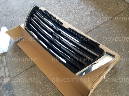 Решітка радіатора Double Eight Toyota Land Cruiser Prado 150 2013- колір чорний