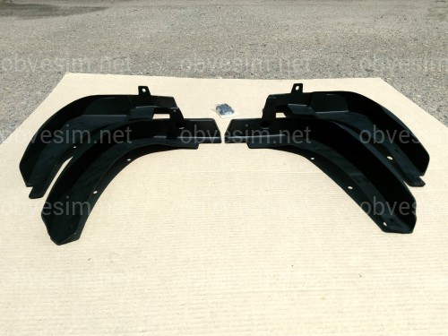 Бризковики Infiniti EX25 / EX35 / EX37 / QX50 2008-2015 комплект 4 шт.