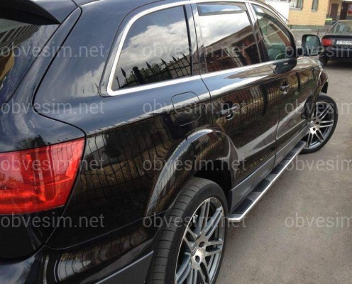 Пороги бічні OEM підніжки Audi Q7 2006-2015