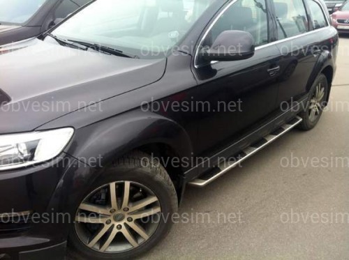 Пороги бічні OEM підніжки Audi Q7 2006-2015