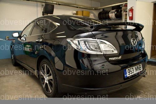 Спойлер на багажник Mazda 6 2008-2012 ABS пластик під фарбування