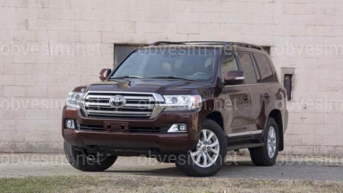 Молдінги на двері Toyota Land Cruiser 200 2007-2021 дизайн в стилі рестайлінг 2016+ хромовані