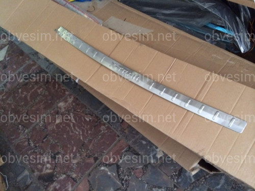 Накладка на задній бампер Nissan X-Trail T31 2007-2013 (нержавіюча сталь)