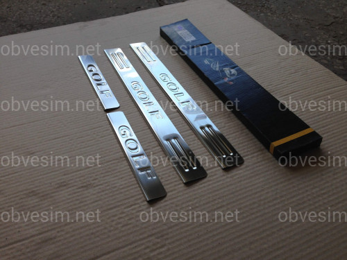 Накладки на пороги Volkswagen Golf 5 2004-2009