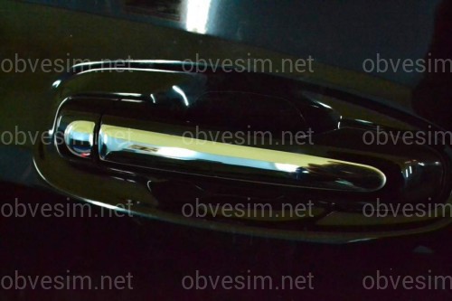 Накладки на ручки Toyota Land Cruiser Prado 150 2009-2015 Lexus style (нержавеющая сталь)