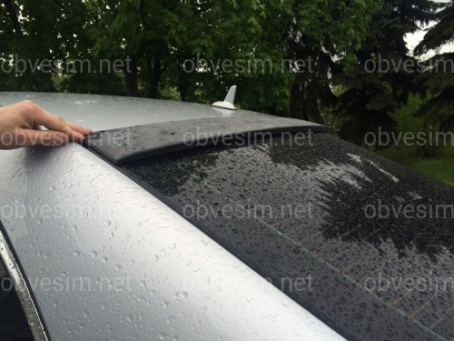 Козирок на скло Mercedes-Benz S class W221 2005-2013 ABS пластик під фарбування