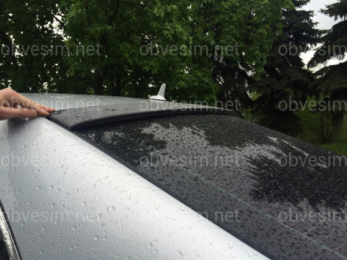 Козирок на скло Mercedes-Benz S class W221 2005-2013 ABS пластик під фарбування