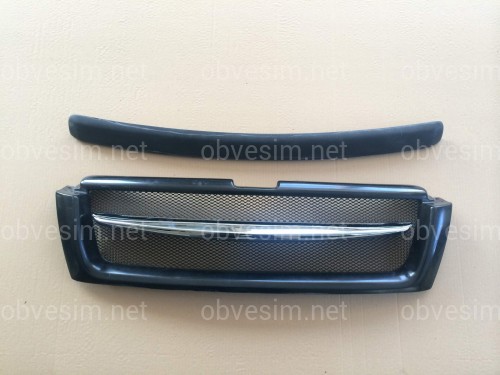 Решітка радіатора JAOS з планкою капота та хром лезом для Toyota Land Cruiser 150 Prado 2009-2013