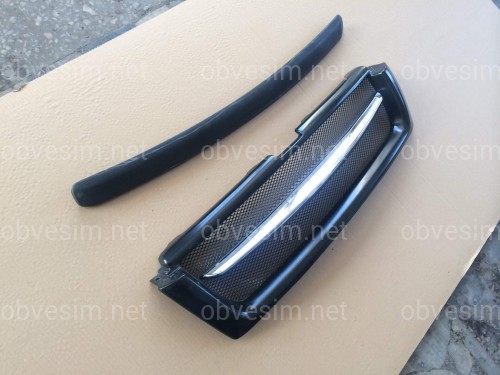 Решітка радіатора JAOS з планкою капота та хром лезом для Toyota Land Cruiser 150 Prado 2009-2013