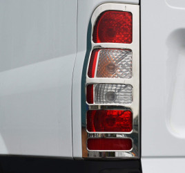 Хром накладки на стопи Ford Transit 2003-2007 нержавіюча сталь