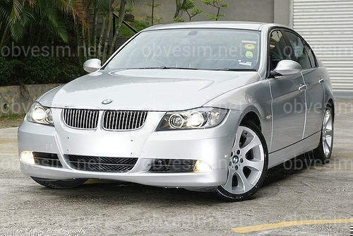 Хром накладка на решітку BMW 3 series E90 2005-2011