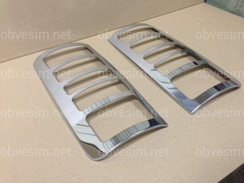 Хром накладки на стопи Ford Transit Connect/Tourneo 2004-2009 (нержавіюча сталь)