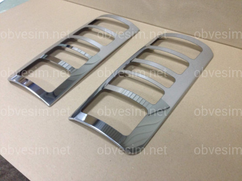 Хром накладки на стопи Ford Transit Connect/Tourneo 2004-2009 (нержавіюча сталь)