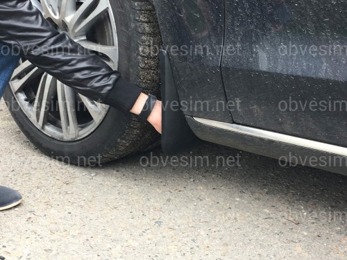 Бризковики Audi A8  2010-2017 комплект 4 шт.