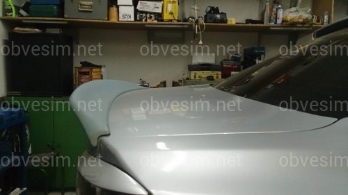 Ліп спойлер Duck Tail Mitsubishi Lancer X 2007-2015 ABS пластик під фарбування