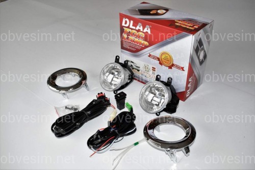 Протитуманні фари Toyota Land Cruiser Prado 150 2013- з хром кільцями
