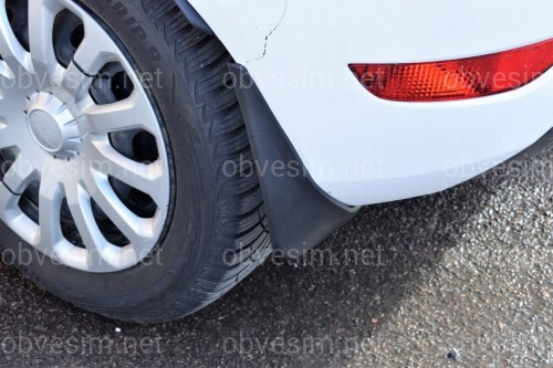 Бризковики Ford Fiesta 2009- хетчбек, комплект 4 шт.