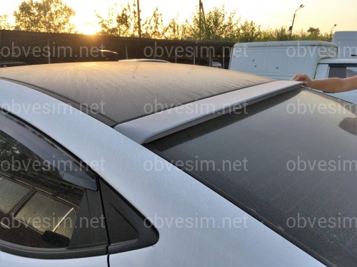Козирок на скло Hyundai Elantra MD 2010-2015 ABS пластик під фарбування