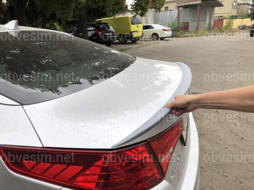 Спойлер ліп вузький на багажник Kia Optima 2010-2013 ABS пластик під фарбування