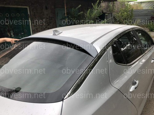 Козирок на скло Kia Optima 2010-2015 ABS пластик під фарбування