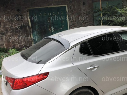 Козирок на скло Kia Optima 2010-2015 ABS пластик під фарбування