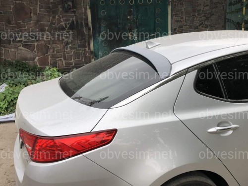 Козирок на скло Kia Optima 2010-2015 ABS пластик під фарбування