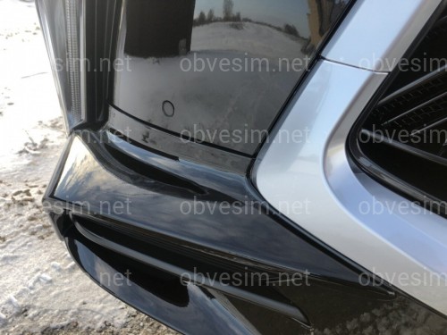 Обвіc комплект TRD SUPERIOR Lexus LX 570 450d 2015-2022 ABS пластик колір чорний