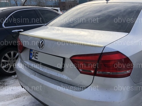 Спойлер ліп на багажник Volkswagen Passat B7 / B8 USA 2011-2019 ABS пластик під фарбування