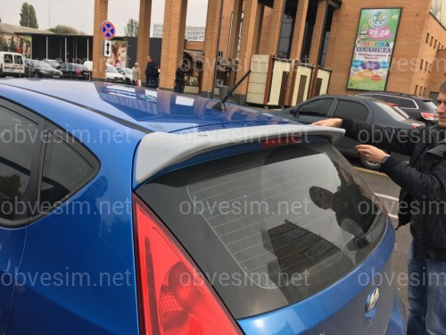Спойлер козирок Hyundai I 30 2007-2011 хетчбек ABS пластик під фарбування