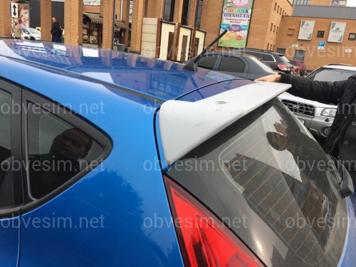 Спойлер козирок Hyundai I 30 2007-2011 хетчбек ABS пластик під фарбування