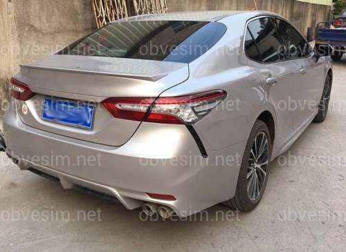 Спойлер ліп багажника Toyota Camry 70 2018 - ABS пластик під фарбування / стиль SE