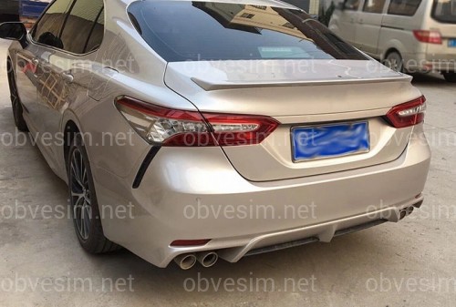 Спойлер ліп багажника Toyota Camry 70 2018 - ABS пластик під фарбування / стиль SE