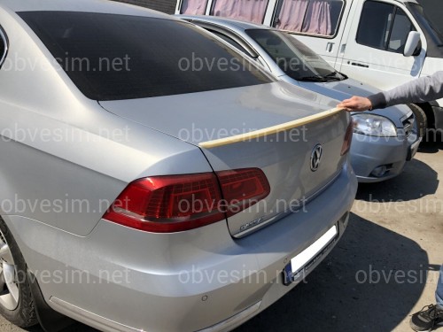 Спойлер ліп на багажник Volkswagen Passat B7 2011-2015 ABS пластик під фарбування
