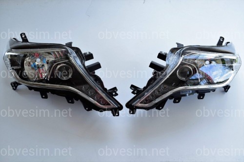 LED фари Toyota Land Cruiser Prado 150 рестайлінг 2013-2017
