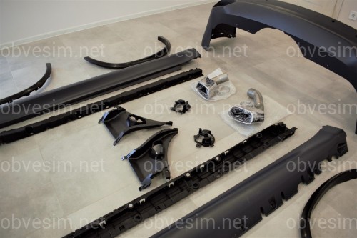 Комплект обвісу M-Tech для BMW X5 F15 (передній/задній бампер, пороги, арки, труби)