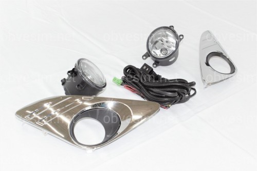 Комплект протитуманних фар Toyota Camry 50 USA LE / XLE 2012-2014 Chrome
