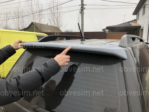 Спойлер козирок Subaru Forester 2008-2012 ABS під фарбування