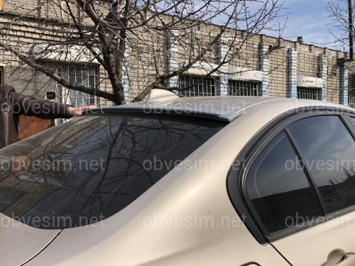 Козирок на скло BMW F30 2012-2018 ABS пластик під фарбування